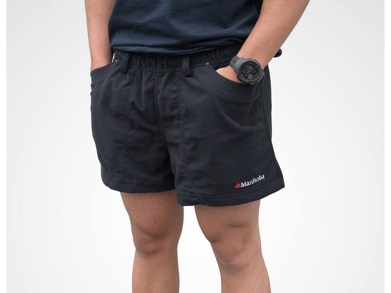 Buy Manitoba Rugged Shorts Black in NZ New Zealand.