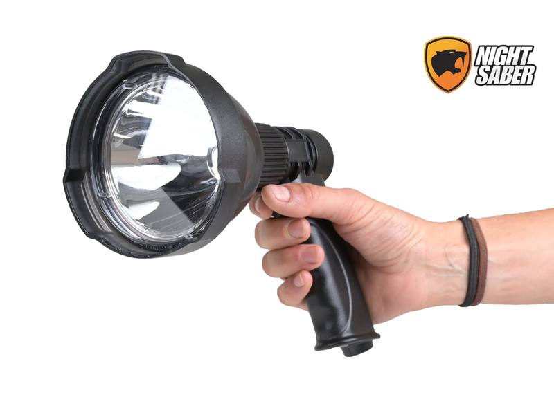 Buy Night Saber 96mm 25W LED Handheld Rechargeable Spotlight: 2000 Lumen in NZ New Zealand.