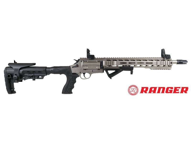 Buy 410ga Ranger Revolver Tactical Silver 13" Interchoke in NZ New Zealand.