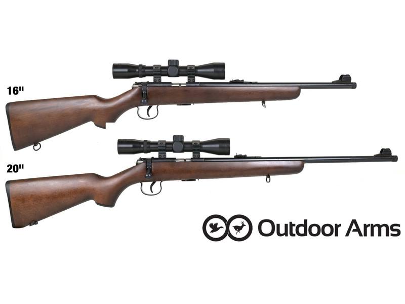 Buy 22 Outdoor Arms JW-15 Wood Threaded 16" or 20" Barrel |*Choose Scope Package in NZ New Zealand.