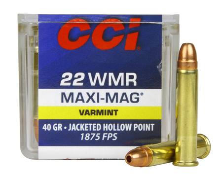 Cci 22 Magnum Maxi Mag 40gr Jacketed Hollow Point 1875fps Nz - 22 