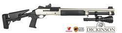 Buy 12ga Dickinson 212 Tactical Pro 18.5" Nickel/Syn with Ranger Red Dot & Night Saber Blitzer 1250lm Torch in NZ New Zealand.