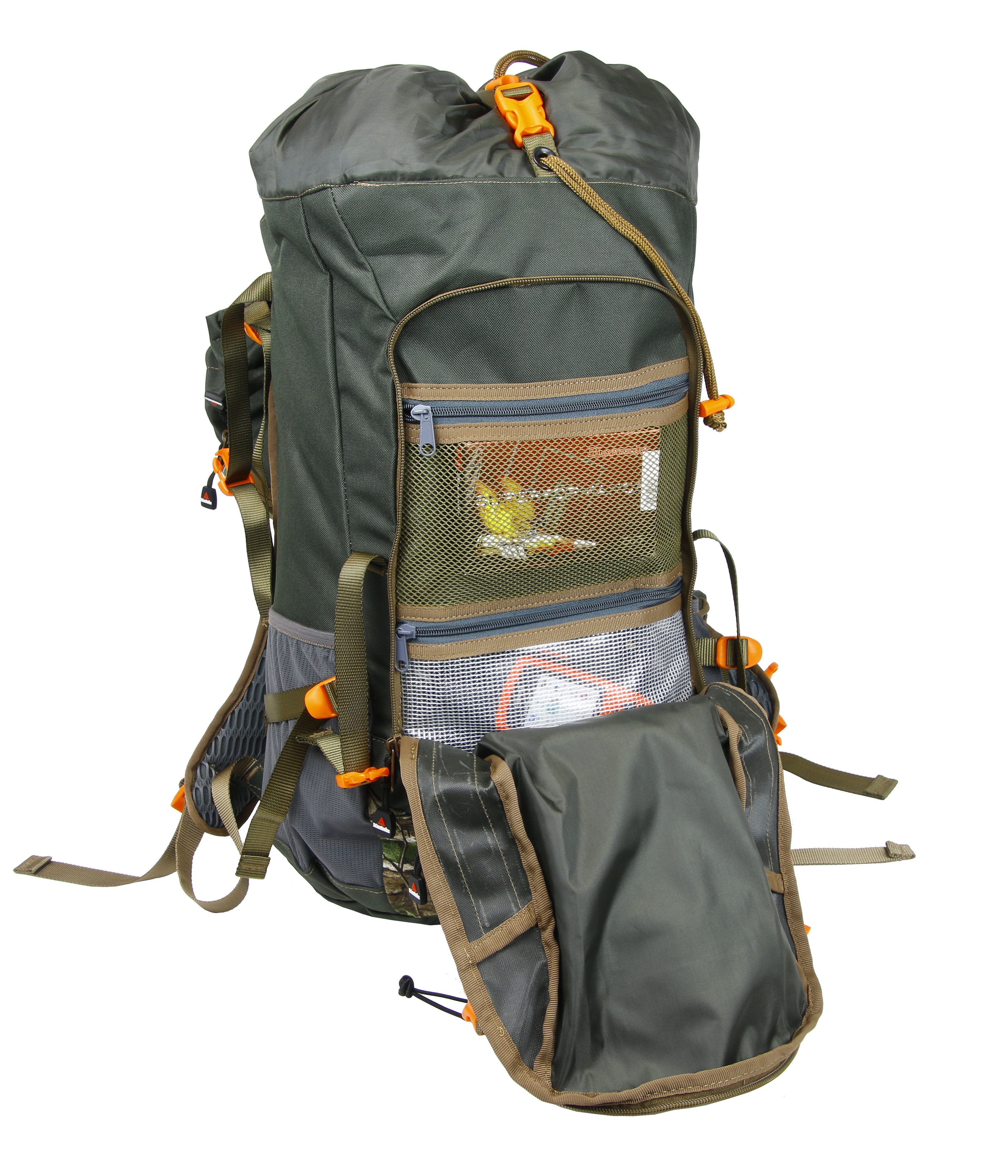 Manitoba 45 Litre Quest Pack with Rifle Scabbard & Bladder: Realtree Camo  NZ - Backpacks by Gun City