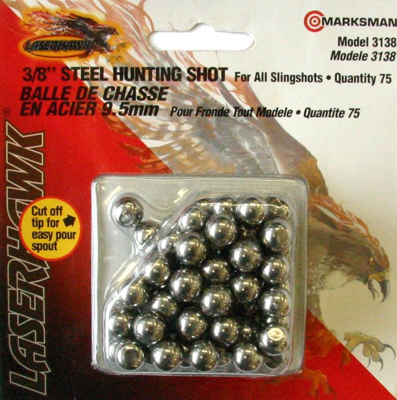 Buy Slingshot Ammunition, 75x Marksman 3138 9.5mm (3/8") in NZ New Zealand.