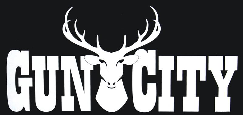 Buy Gun City Sticker: Deer Logo - 21cmx10cm in NZ New Zealand.