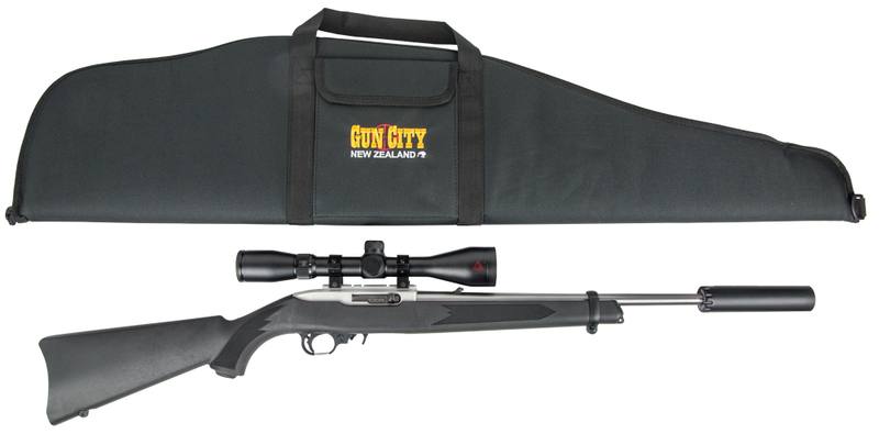 Buy Gun City Rifle Gun Bag Black 44" / 112cm in NZ New Zealand.