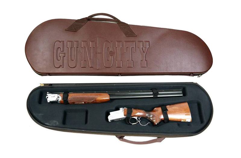 Buy Gun City Under & Over Shotgun Hard Case: Leather Look in NZ New Zealand.