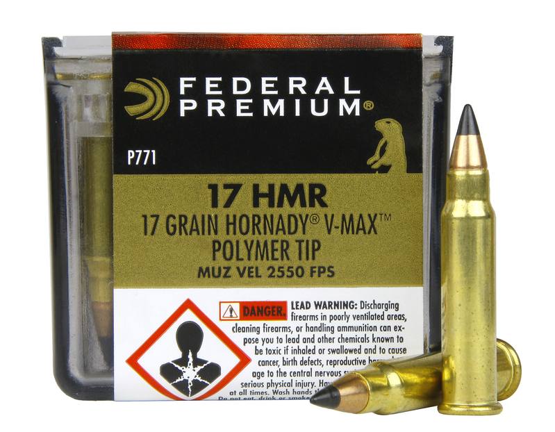 Buy Federal 17 HMR V-Max 17gr Polymer Tip 2530 fps in NZ New Zealand.