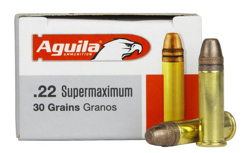 Buy Aguila 22LR Supermaximum 30gr Copper-Plated Solid Point 1700fps in NZ New Zealand.