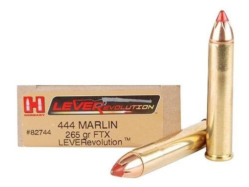 Buy Hornady 444 Marlin LEVERevolution 256gr Polymer Tips Hornady FTX *20 Rounds in NZ New Zealand.