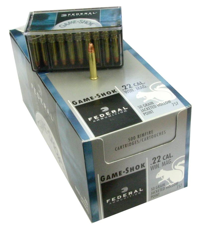 Buy Federal 22 WMR Small Game 50gr Federal Hollow Point 1530fps in NZ New Zealand.