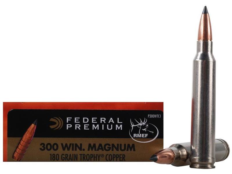 Buy Federal Premium  300 Win Mag Trophy 180gr Copper Tip 20 Rounds in NZ New Zealand.