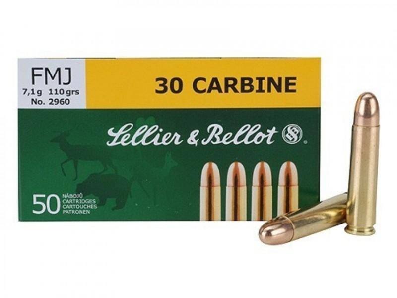 Buy Sellier & Bellot 30M1 Carbine 110gr FMJ 50 Rounds in NZ New Zealand.