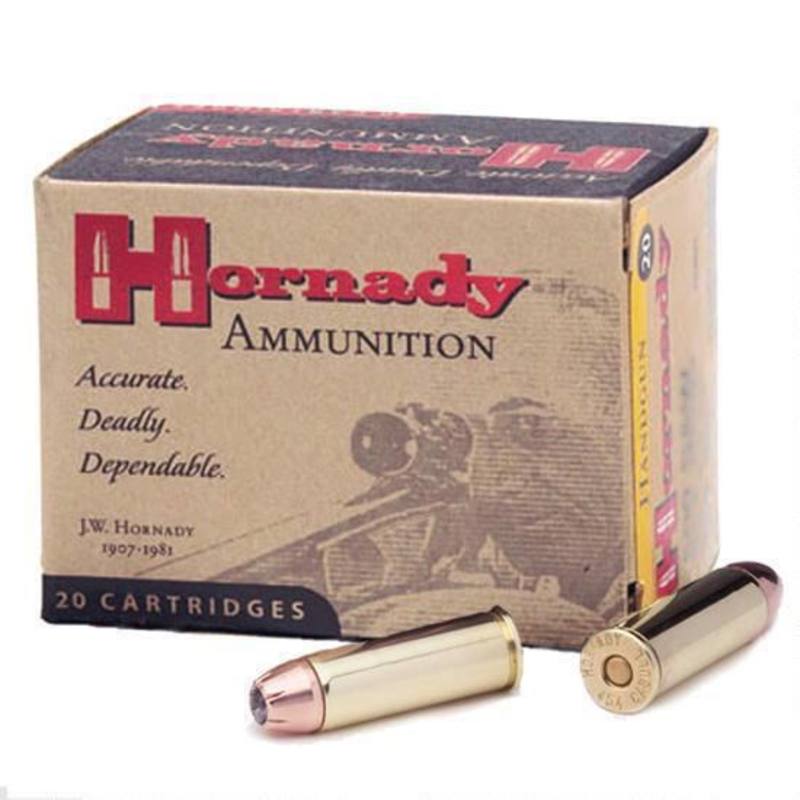 Buy Hornady 500 S&W Custom Ammunition 500gr Flat Nose XTP 20 Rounds in NZ New Zealand.