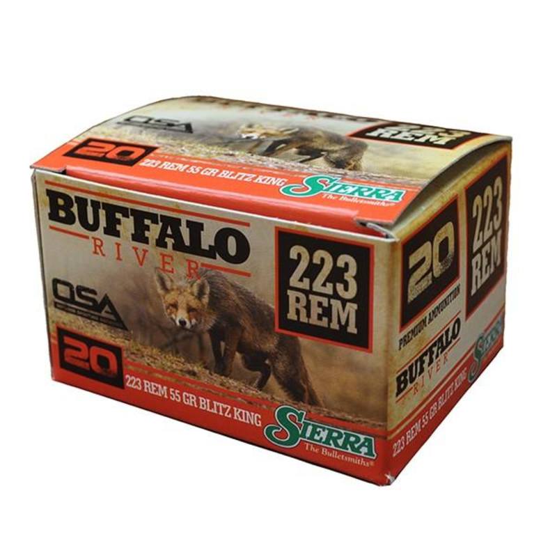Buy 223 Buffalo River 55gr Blitz King Ballistic Tip in NZ New Zealand.