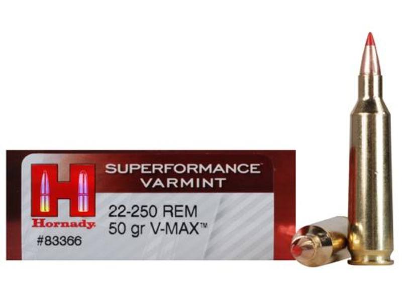 Buy Hornady 22-250 Super Performance 50gr Polymer Tipped V-Max in NZ New Zealand.