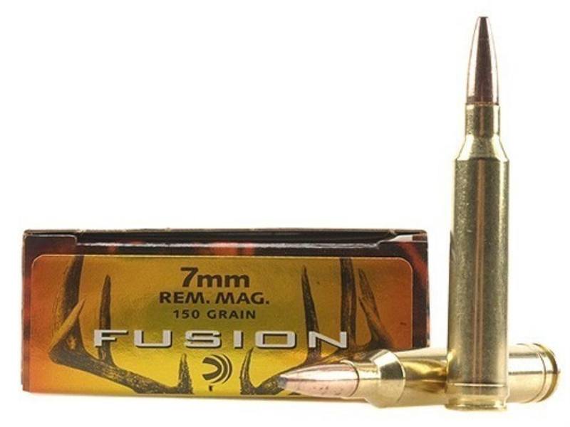 Buy Federal 7mm Rem Mag Fusion 150gr Soft Point Bonded Boat Tail in NZ New Zealand.