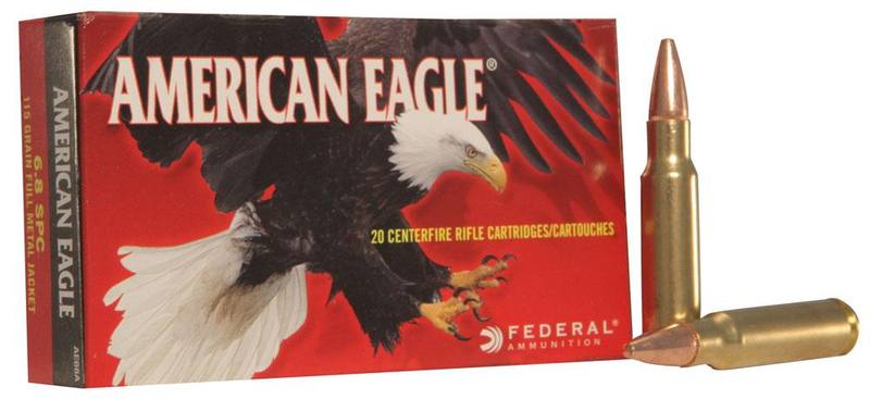 Buy Federal 6.8spc American Eagle 115gr FMJ in NZ New Zealand.