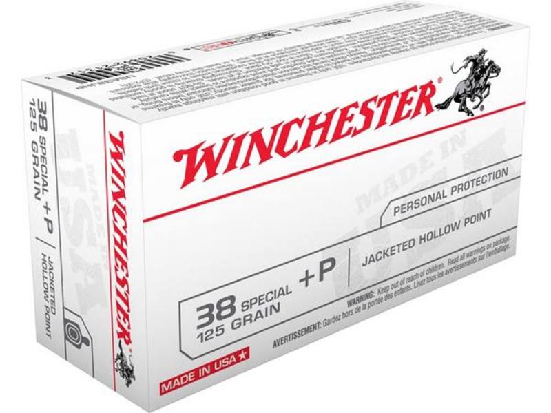 Buy 38 Special P+ Winchester 125gr JHP 50 Rounds in NZ New Zealand.