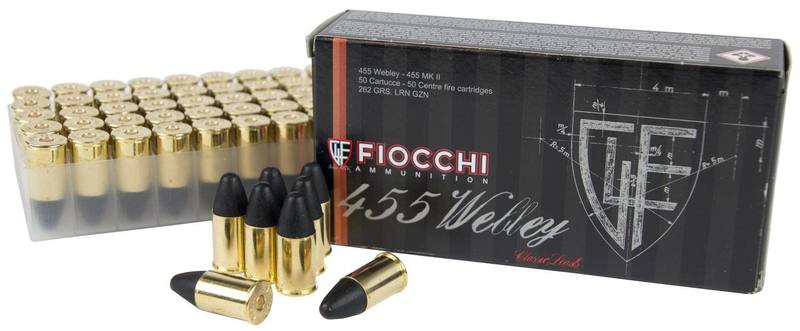 Buy Fiocchi 455 Webley MK II 262gr Lead Round Nose in NZ New Zealand.