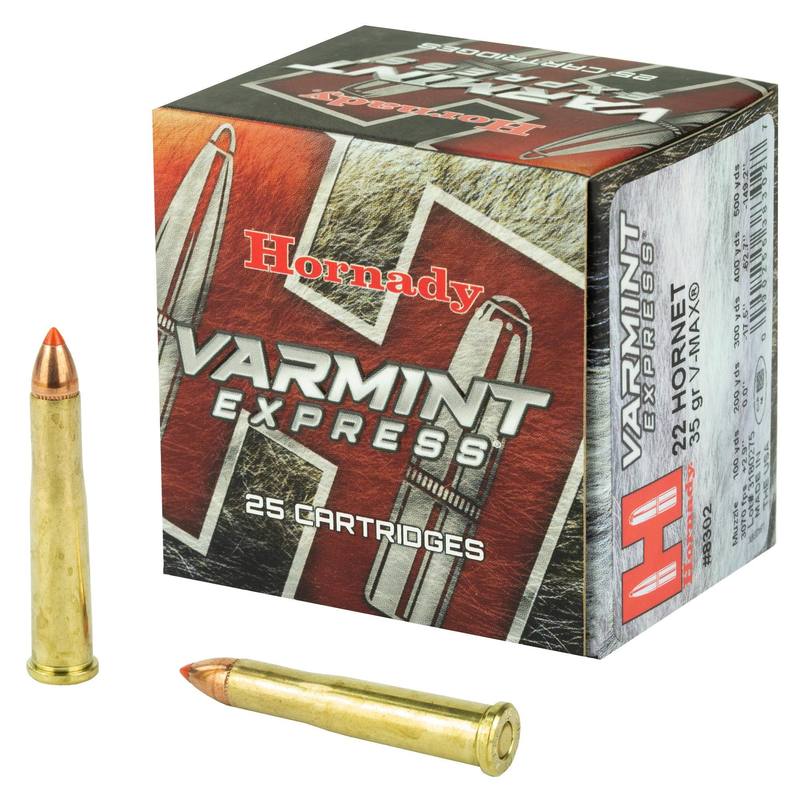 Buy Hornady 22 Hornet Varmint Express 35gr Polymer Tip V-Max in NZ New Zealand.