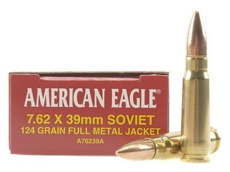 Buy Federal 7.62x39 American Eagle 124gr FMJ in NZ New Zealand.