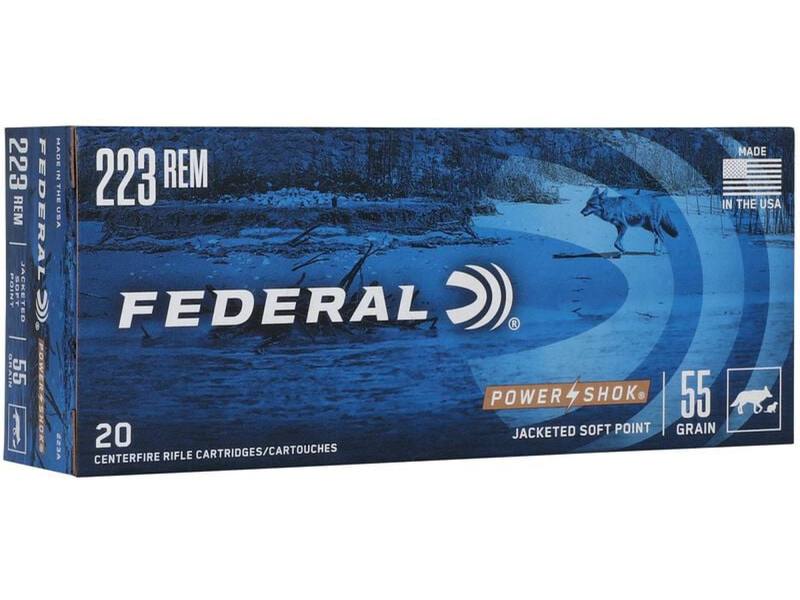 Buy Federal 223 Power-Shok 55gr Soft Point in NZ New Zealand.