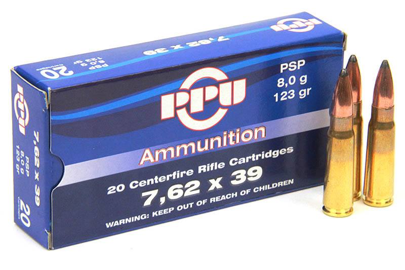 Buy PPU 7.62x39 Prvi Partizan 123gr Soft Point in NZ New Zealand.