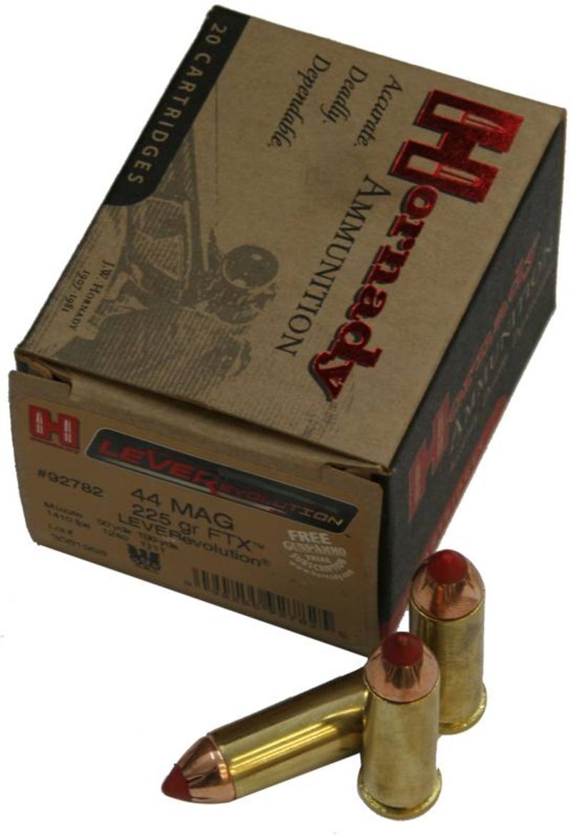 Buy Hornady 44-Mag LEVERevolution 225gr Polymer TIp FTX in NZ New Zealand.