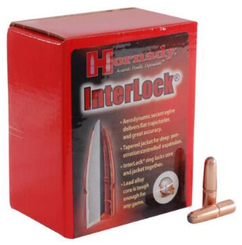 Buy Hornady Projectiles 30Cal .308" 220gr Soft Point Round Nose x100 in NZ New Zealand.