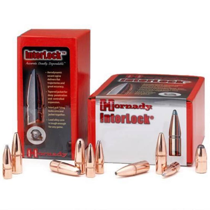 Buy Hornady Projectile 338 250gr RN Interlock 100 Rounds in NZ New Zealand.