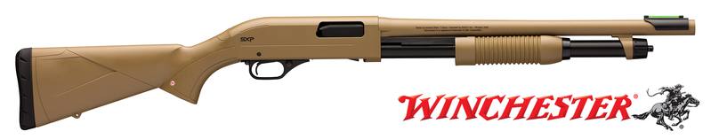 Buy 12ga Winchester SXP Defender Flat Dark Earth 18" in NZ New Zealand.