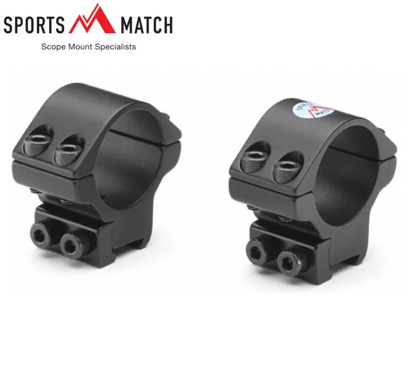 Buy Sports Match 1" 3/8 Dovetail Low Rings in NZ New Zealand.