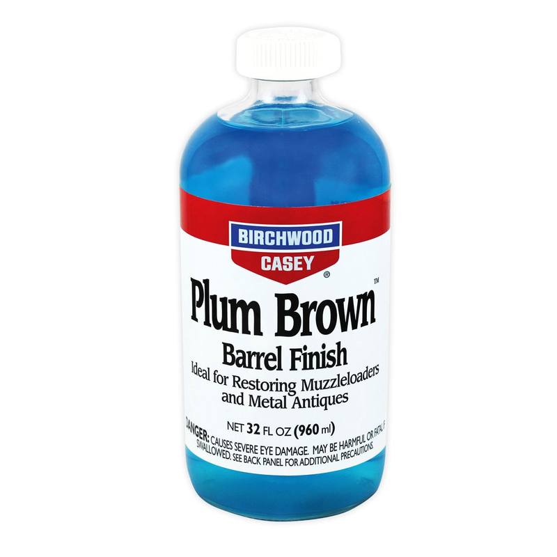 Buy Birchwood Casey Plum Brown Barrel Finish 32oz in NZ New Zealand.