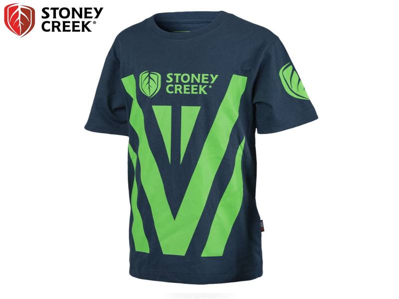Buy Stoney Creek Kids Loud and Proud Tee Green/Navy | Choose Size in NZ New Zealand.