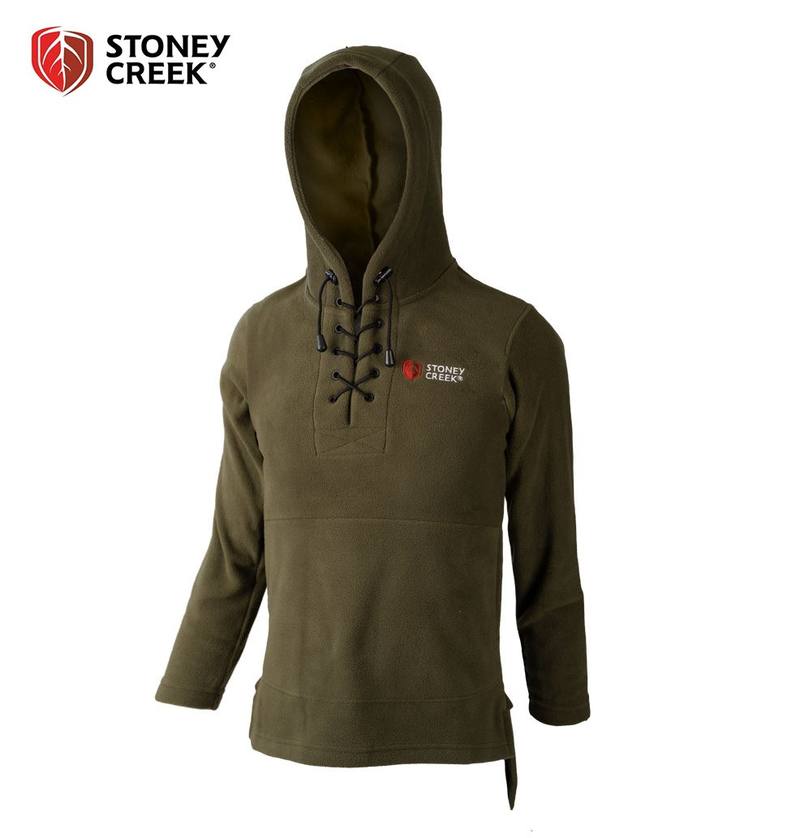 Buy Stoney Creek Kid's Fleece Lace Up Hoodie Bayleaf in NZ New Zealand.