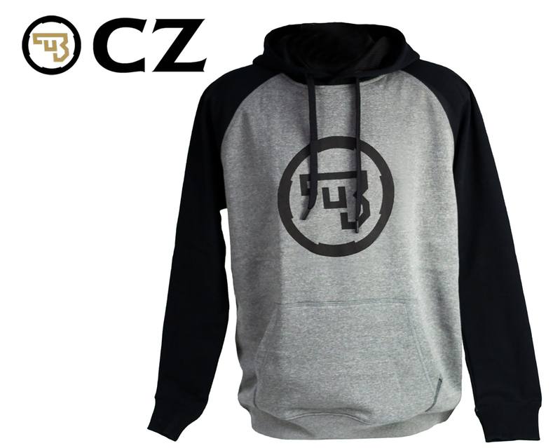 Buy CZ Black/Grey Hoodie | Choose Size in NZ New Zealand.