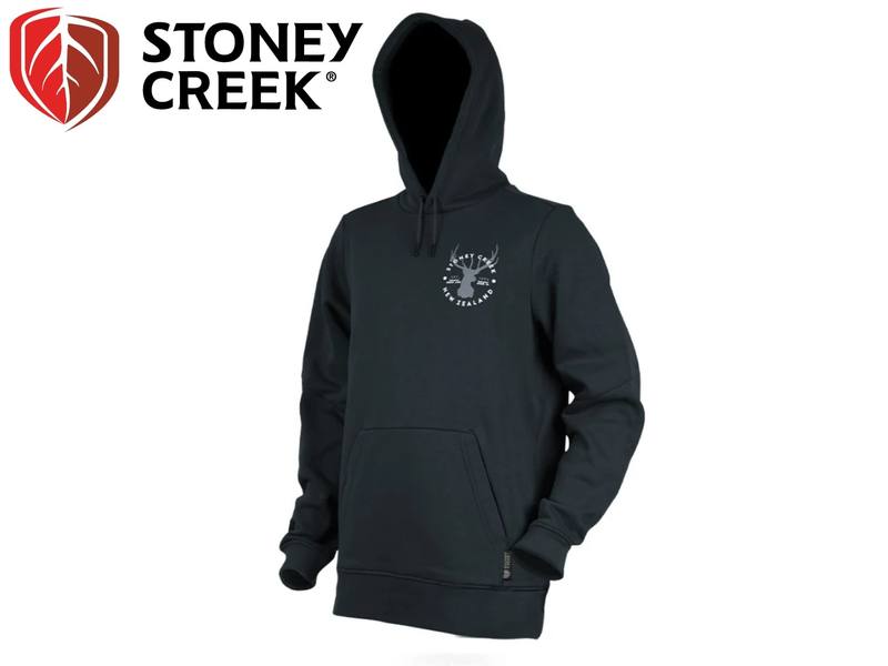 Buy Stoney Creek Patch Hoodie Charcoal in NZ New Zealand.