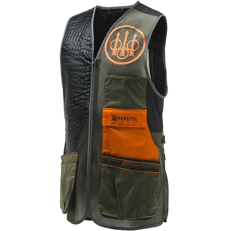 Buy BERETTA Sporting EVO Green/Black/Orange Vest 3XL in NZ New Zealand.