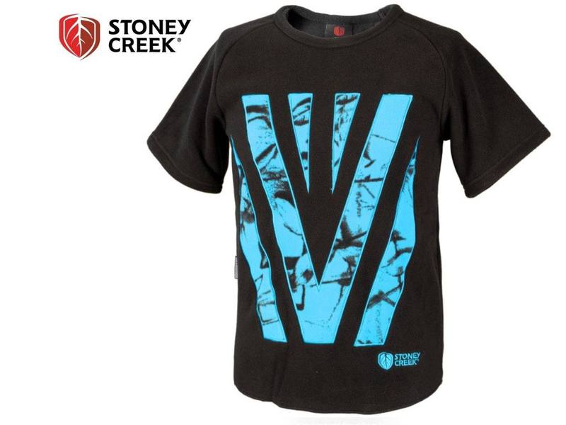 Buy Stoney Creek Kids Loud & Proud Bush Tee Black/Blaze Blue in NZ New Zealand.