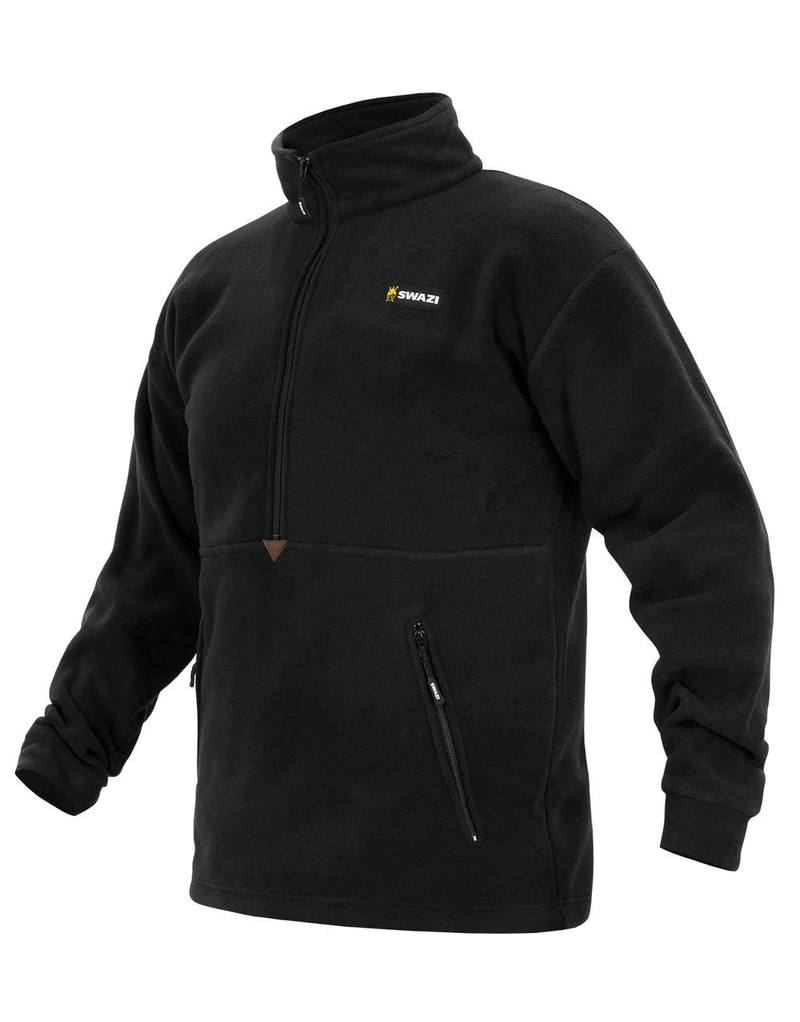 Buy Swazi Doughroaster Fleece Pullover Jersey Black in NZ New Zealand.