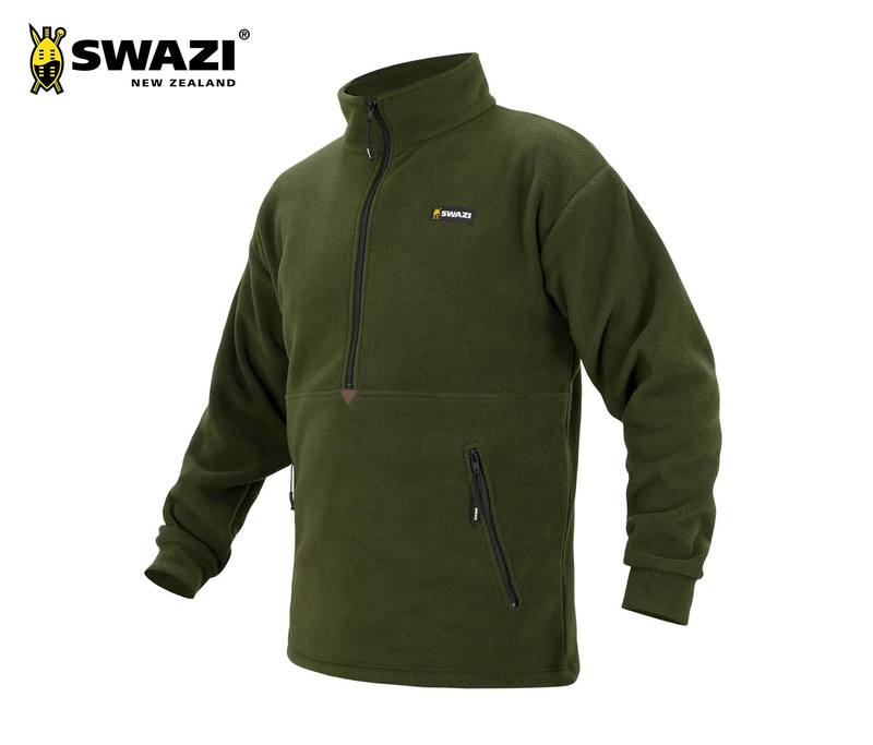 Buy Swazi Doughroaster Fleece Top Olive in NZ New Zealand.