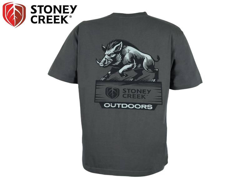 Buy Stoney Creek Grunty Pig Tee | Choose Size in NZ New Zealand.