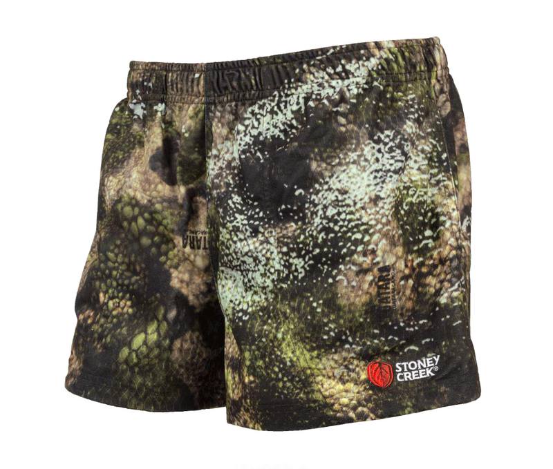 Buy Stoney Creek Microtough Shorts: Tuatara Forest Camo in NZ New Zealand.