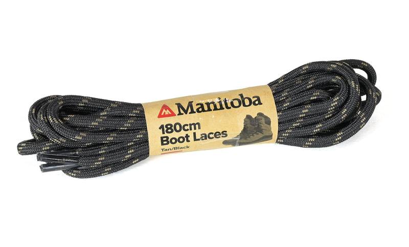 Buy Manitoba Boot Laces Black/Brown in NZ New Zealand.