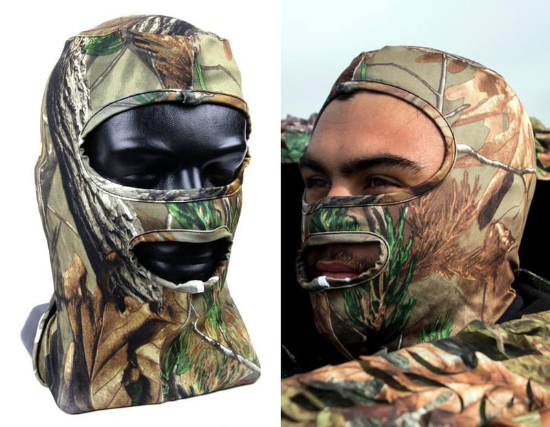 Buy Outdoor Outfitters Stretch Fit Full Mask/Veil - Forest Camo in NZ New Zealand.