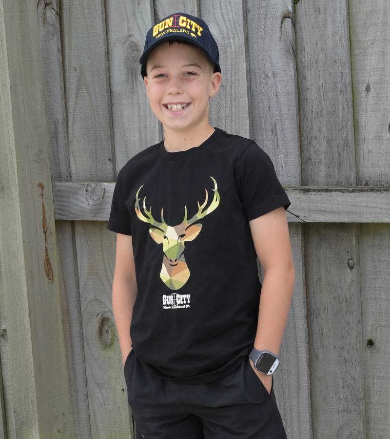 Buy Gun City Youth Deer T-Shirt in NZ New Zealand.