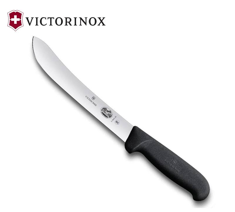 Buy Victorinox 20cm Butchers Knife Black in NZ New Zealand.