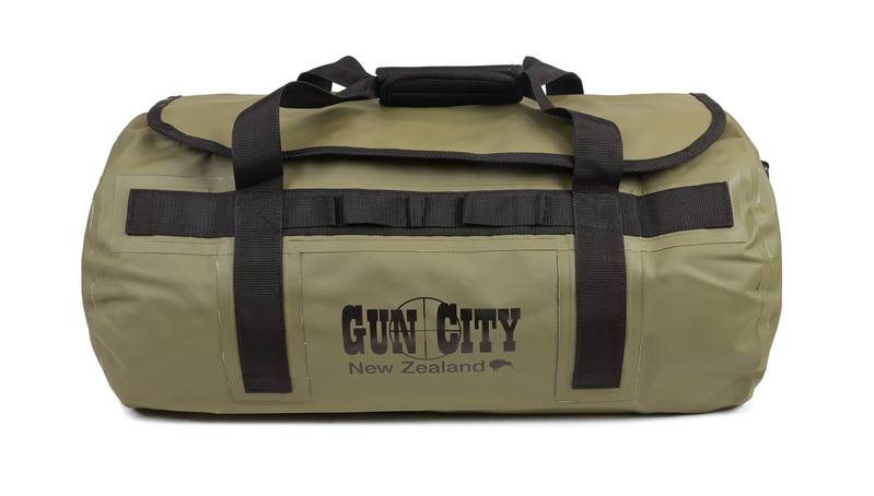 Buy Gun City 35L Waterproof Duffle/Gear Bag | Olive in NZ New Zealand.