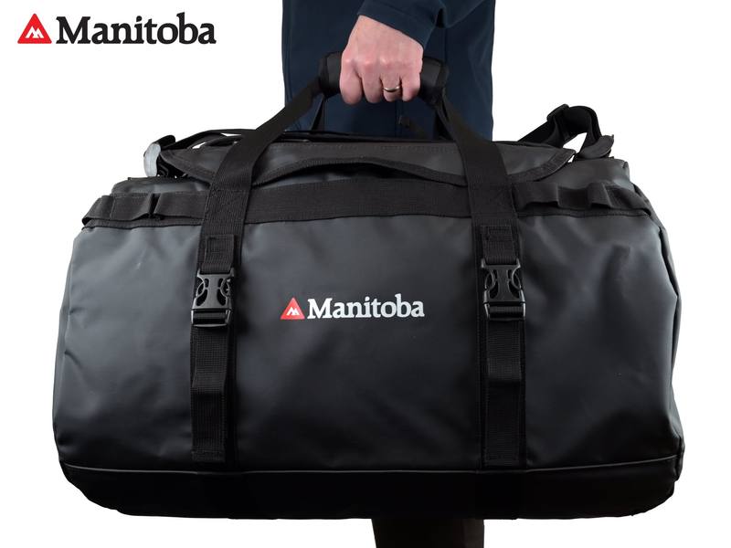 Buy Manitoba 60L Heavy Duty Gear Bag - Splashproof Travel Backpack/Duffle Bag in NZ New Zealand.